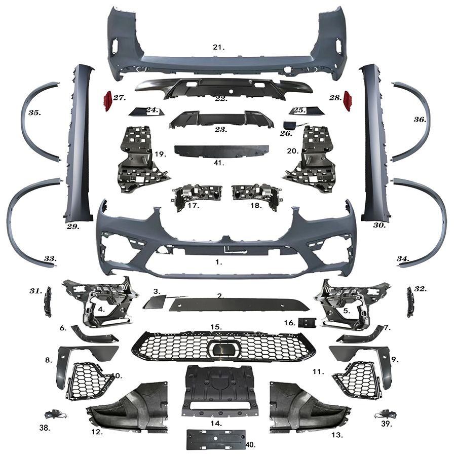 X5M Front Rear Bumper